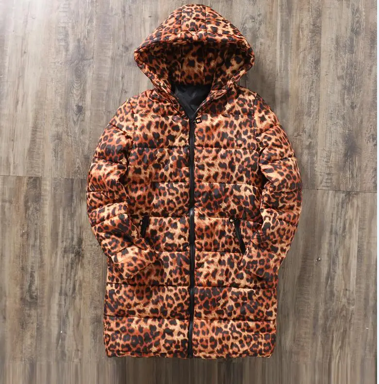 Леопардовый Змеиный узор, осенние женские зимние куртки, пальто, повседневные сексуальные парки, женские куртки, теплая верхняя одежда, пальто, парка для женщин - Цвет: CY1818