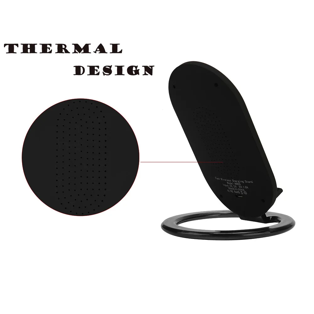 Wireless Charger For iPhone 8/8Plus/X Qi Fast Wireless Charging