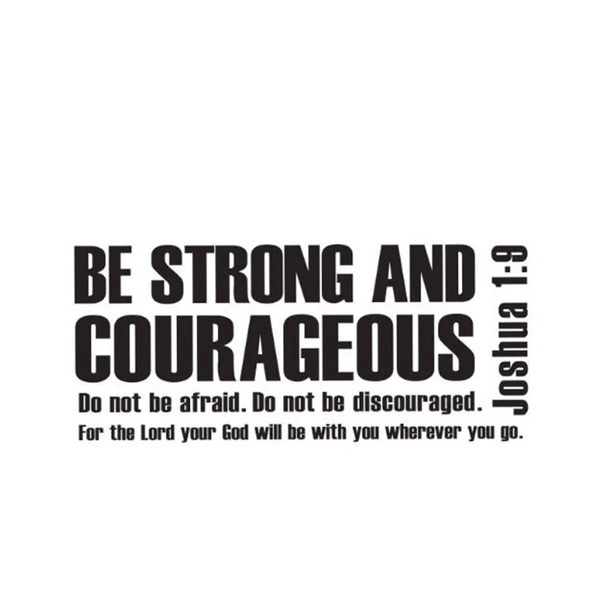 Strong And Courageous Bible Verse