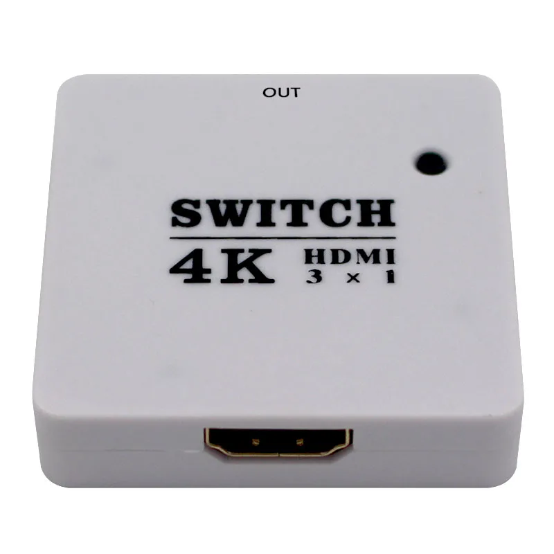 HDMI коммутатор 3x1 1080P HDMI коммутатор Высокое качество HDMI коммутатор конвертер Поддержка 4k для HDTV 1080P видео DV HDTV