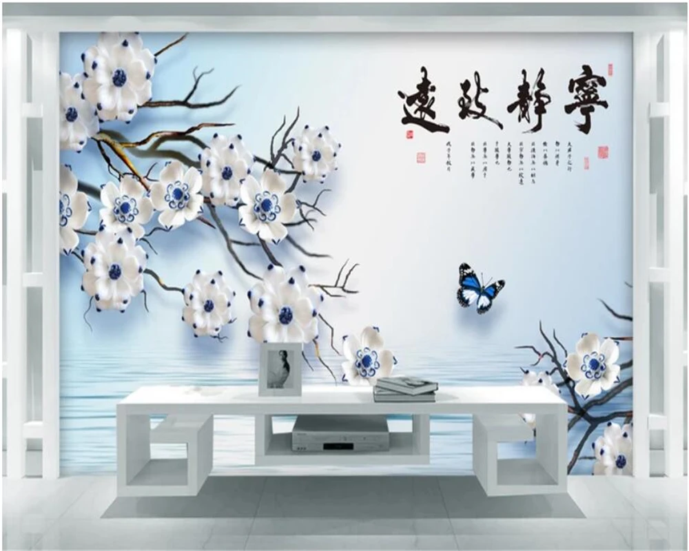 Wellyu 3D Carta Da Parati Personalizzata Papel De Parede Serenità Zhiyuan Di Scultura Di Giada Tv Sfondo Muro Papier Peint Carta Da Parati Tapeta