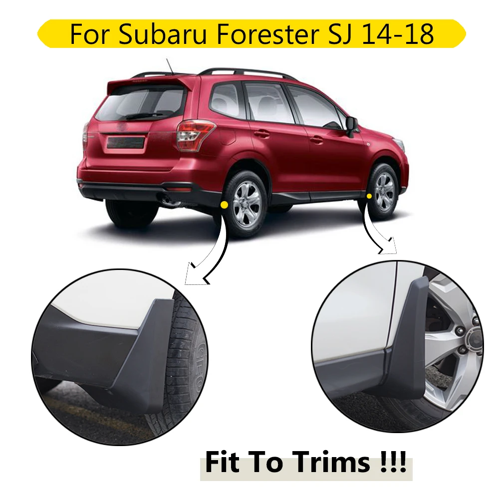 4 шт. для Subaru Forester 2014 2015 2016 2017 Литые Автомобильные Брызговики аксессуары