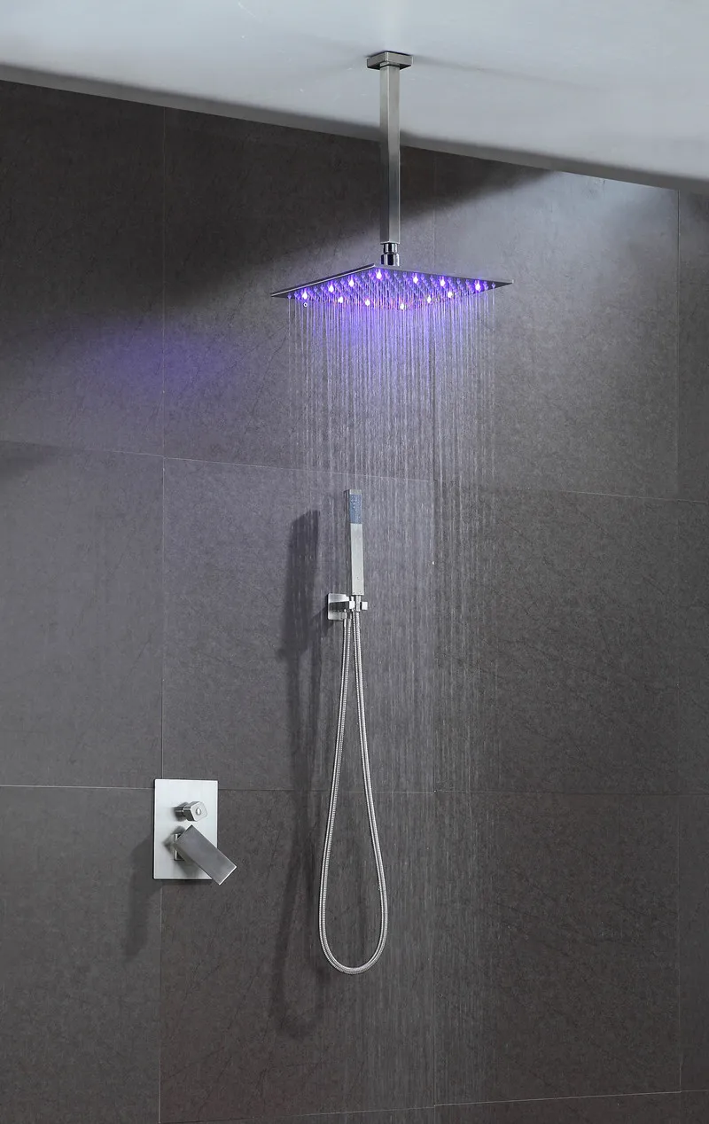 led shower set