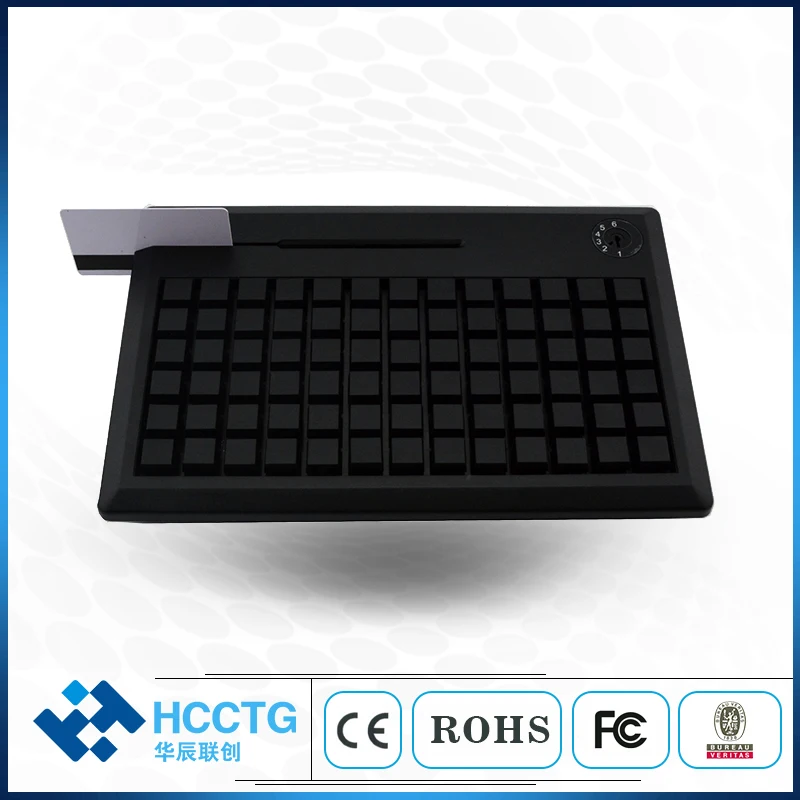 KB78 78 клавиш/PS/2 программируемая клавиатура без MSR(поддержка Mag-stripe card reader