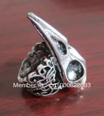 Модное кольцо Regalrock в виде птицы с черепом|bird skull ring|skull ringfashion rings |