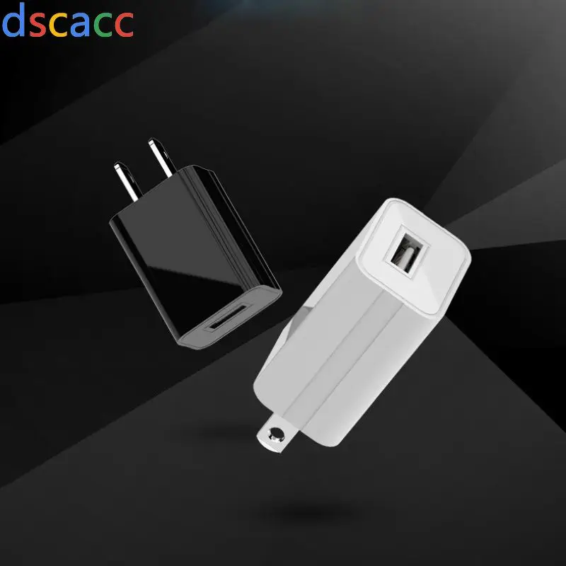 DSCACC USB адаптер питания США вилка 5 в 1 а AC Usb настенное зарядное устройство для Iphone X ЕС вилка мобильного телефона для Samsug для huawei 100 шт