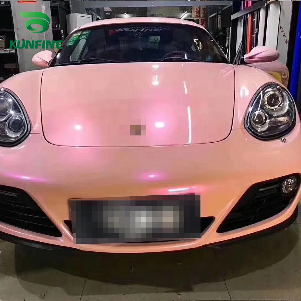 Car Vinyl film Body Sticker Car sticker Two-tone rouge pink (5)