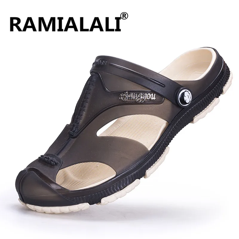 Мужские вьетнамки Ramialali; повседневная мужская обувь; летние модные пляжные шлепанцы; Sapatos Hembre Sapatenis Masculino