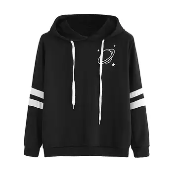 

2019 Womens Long Sleeve Sweatshirt Printed Hoodie Causal Tops Women's New Sweatshirt
