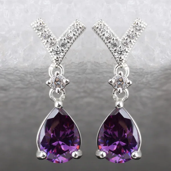 Beli Wanita Sterling Silver 925 Anting Menjuntai Y Gaya 8x10mm Pear Cut Cubic Zirconia Perhiasan Rhodium Disepuh E102 Harga Wanita Sterling Silver 925 Anting Menjuntai Y Gaya 8x10mm Pear Cut Cubic Zirconia Perhiasan Rhodium Disepuh E102