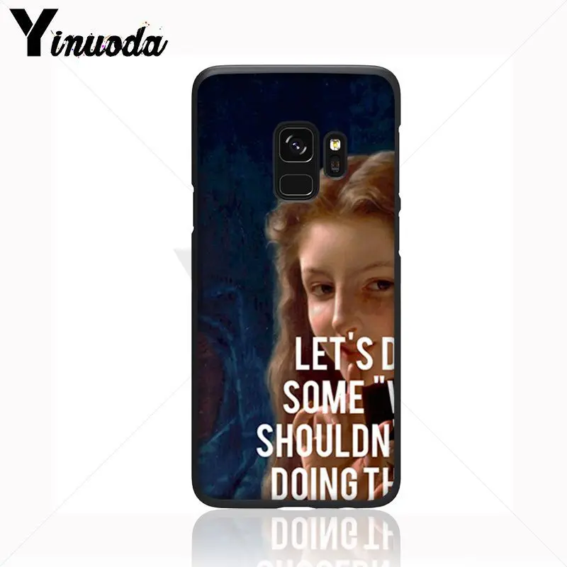 Yinuoda классический арт мемы картина с цитатами клиент Телефон чехол для Samsung Galaxy s7