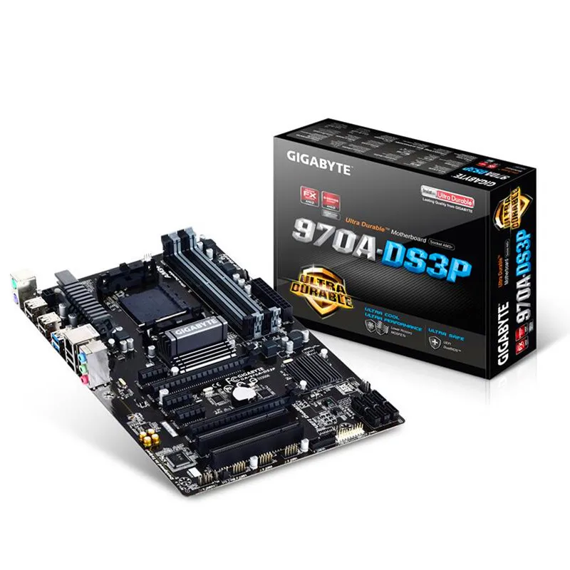 

For Gigabyte NEW originale GA-970A-DS3P Socket AM3/AM3 + DDR3 970A-DS3P 970A-DS3 970A-D3 32GB 970 Desktop Motherboard mainboa