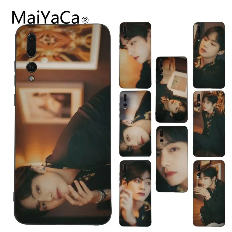 

MaiYaCa Star Kim Tae Hyung Diy Printing phone case for Huawei P9 P10 Plus Mate9 10 Mate10 Lite P20 Pro Honor10 View10