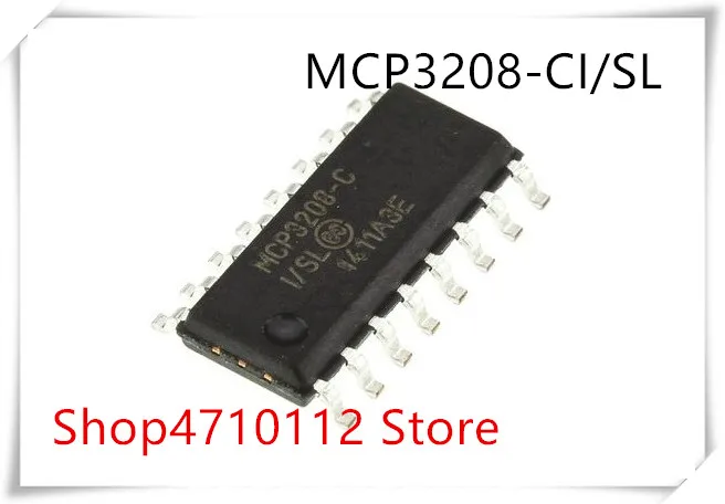 NEW 10PCS LOT MCP3208 C I SL MCP3208 MCP3208 C MCP3208 CI SL SOP 16 IC