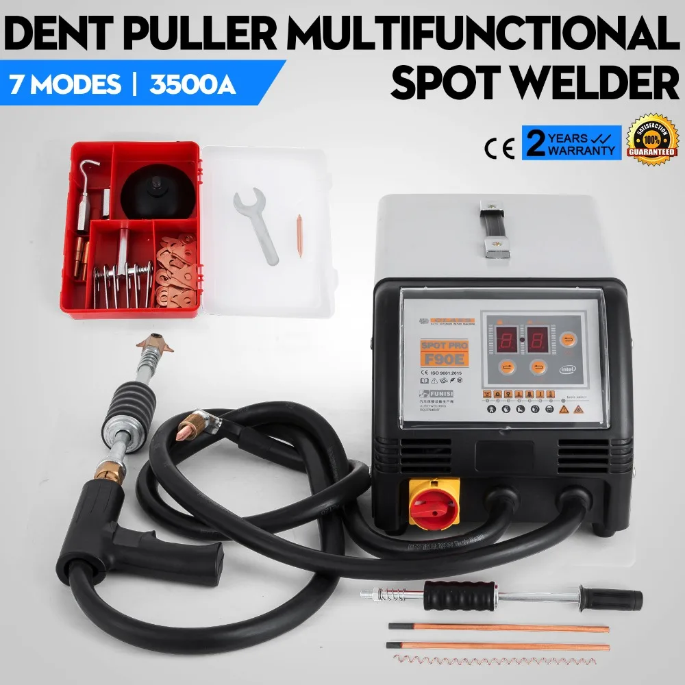 

VEVOR New F90E 3500A Dent Puller Multifunctional Spot Welder Repair Kit Additive Kit