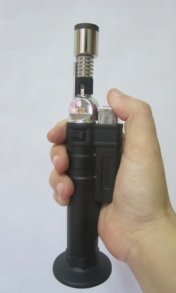 10pcs/lot Adjustable Flame Butane Jet Torch Lighter multi function