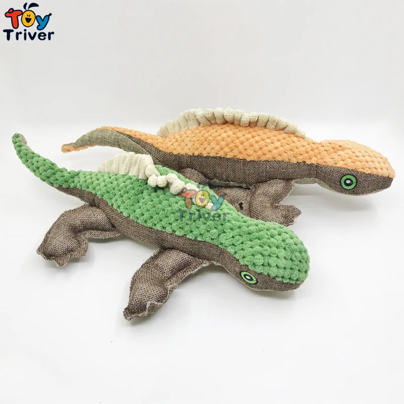 

2018 Hot New Dog Cat Pet Chew Toys Lizard Shape Cute Plush Sound Toy Teether Interaction Intelligence Development Products Gift