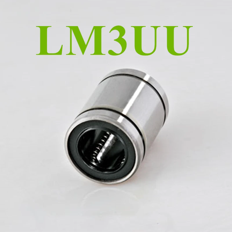 LM3UU 3mm 8pcs Linear Ball Bearing Bush Bushing 3x7x10 mm 3D Printer CNC Parts