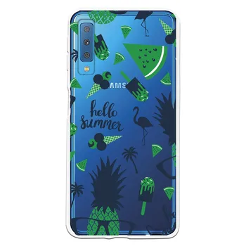 

Stand case costume drawing Hello Summer Blue WP007 for Samsung Galaxy A7 2018