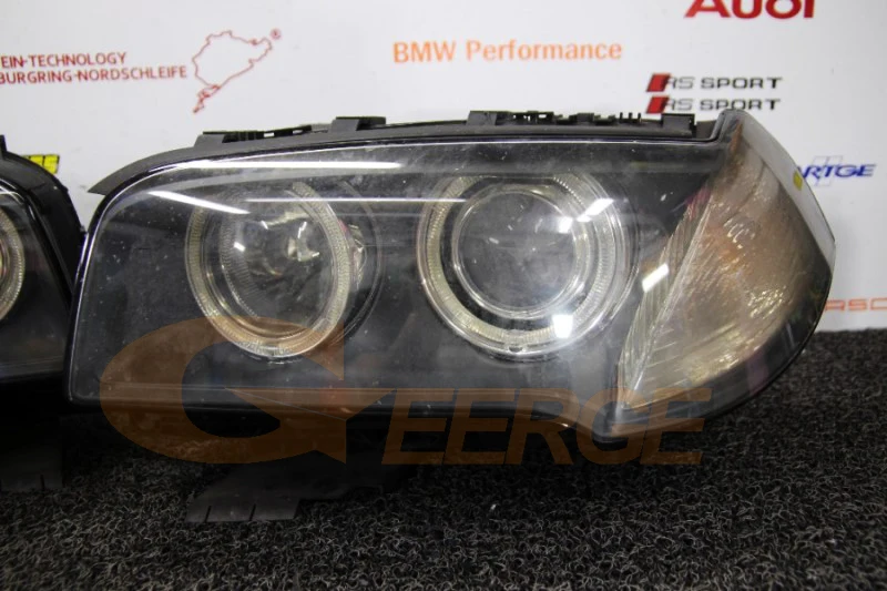 Для BMW E83 X3 2007 2008 2009 2010 ксеноновая фара отличное Ультра яркое освещение smd комплект светодиодов «глаза ангела» DRL