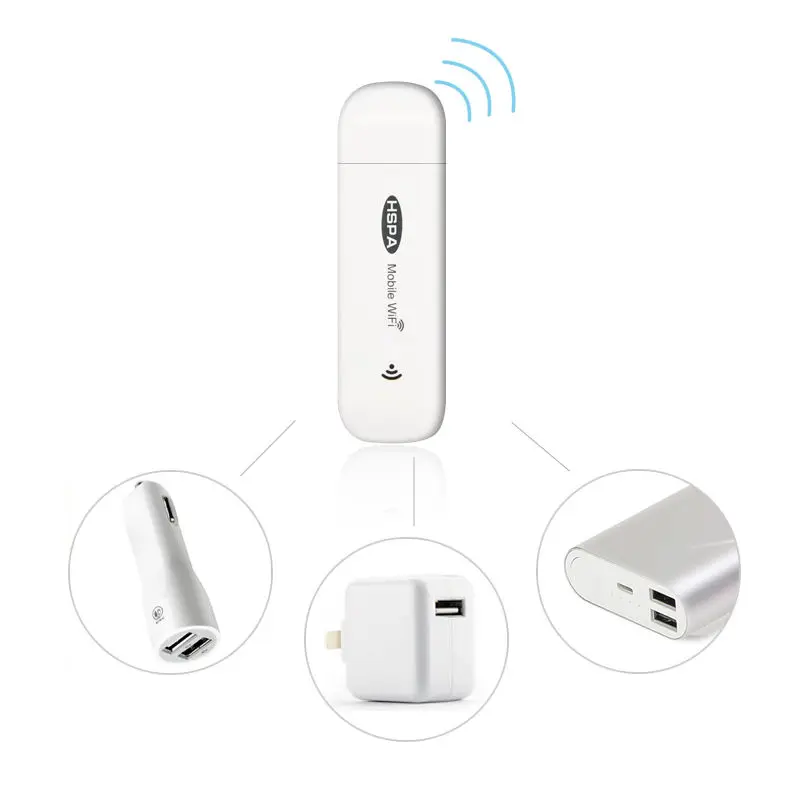 

Portable Mobile 3G USB Wi-Fi Modem Router MiNi WiFi Hotspot with Sim Card Slot
