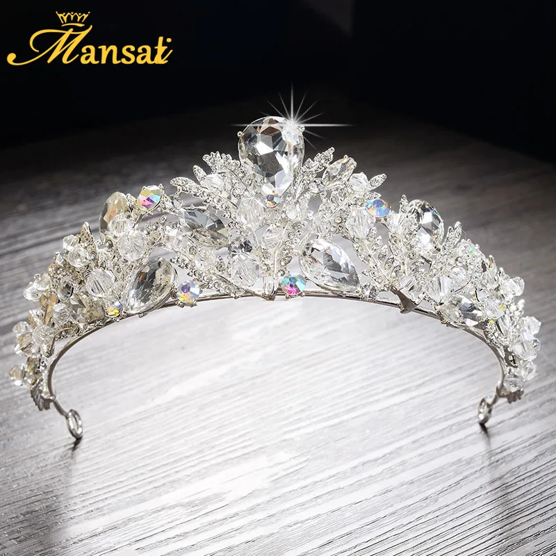 

Crystal Tiara Bridal Crown Princess Crown Headband Wedding Headpiece Quinceanera Tiaras and Crowns Diademas Hair Accessories