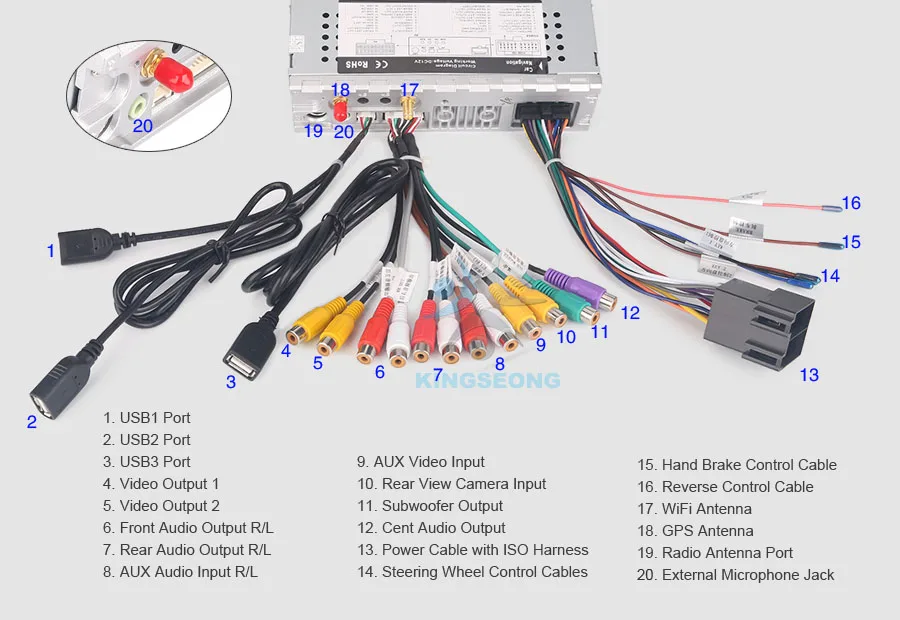 Doppio din Android 8,1 Авторадио Восьмиядерный DAB+ автомобильный Радио плеер gps СБ Navi 4G WiFi USB BT OBD DVR RDS DVR DVT-IN Bluetooth