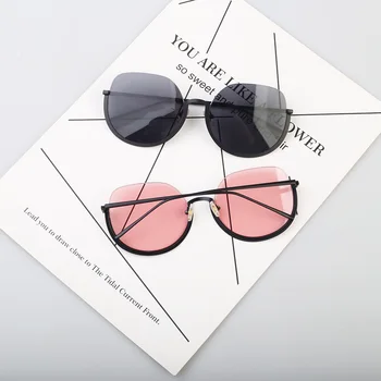 

Women Fashion Candy Color Retro Round Glasses Lens Sunglasses Eyewear Frame Glasses Hip hop Brand Designer Travel Accessor