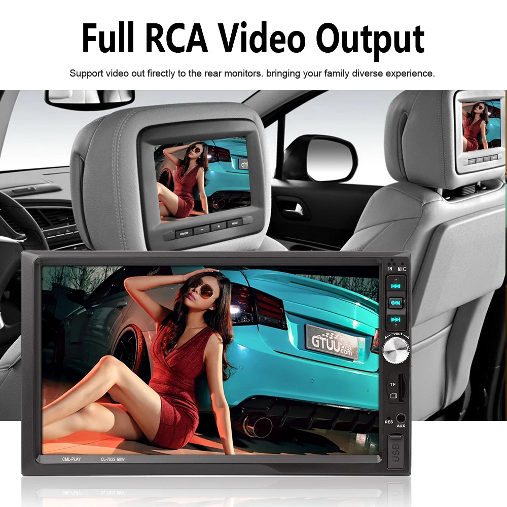 2 din автомобильное радио 7 ''HD сенсорный экран Авторадио мультимедийный плеер