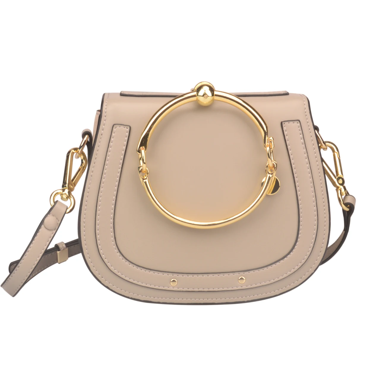 

Women's Leather Handbags With Bracelet Handle Luxury Designer Crossbody Bag