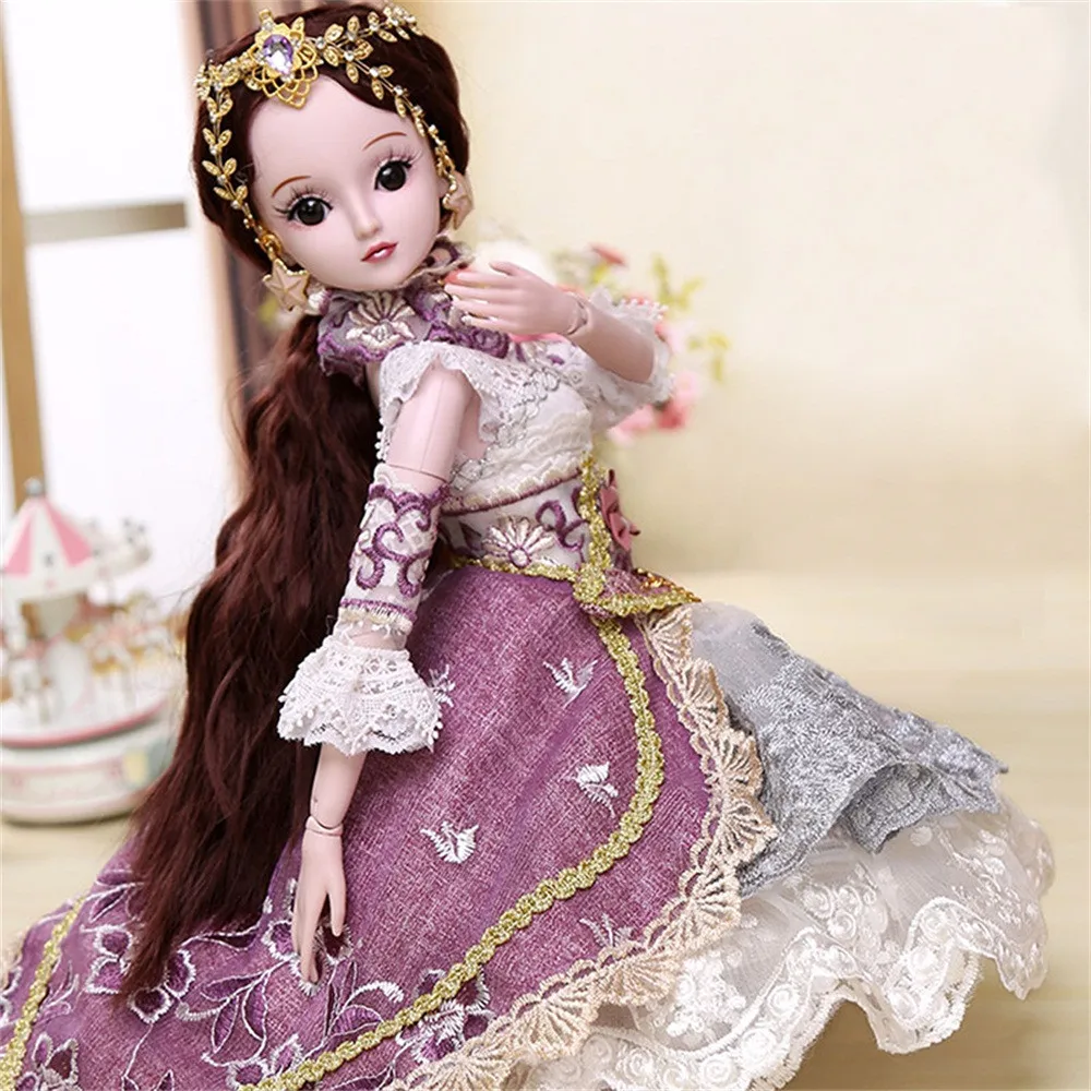 

Four-piece set BJD Doll SD Doll 60cm/24inch Princess Bride for Girl Gift and Dolls Collection american girl doll Kids toy #VD118