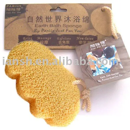 

6 New Wave Bath Scrubber Shower Sponge Body Cleaning Spong