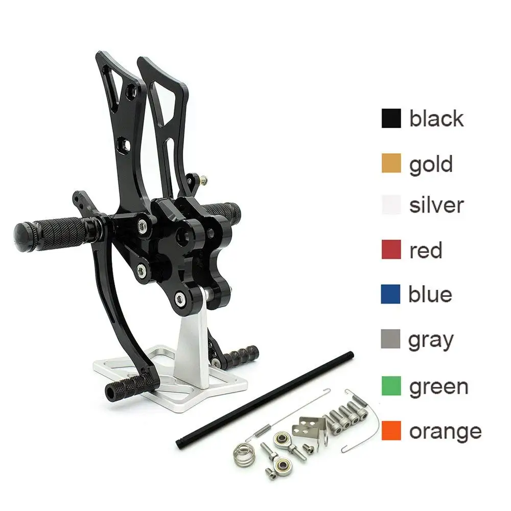 

For Yamaha FZ1 FZ8 2001-2005 CNC Adjustable Rearset Motorcycle Accessories Foot Rest Foot Pegs FZ1 FZ8 Footrests