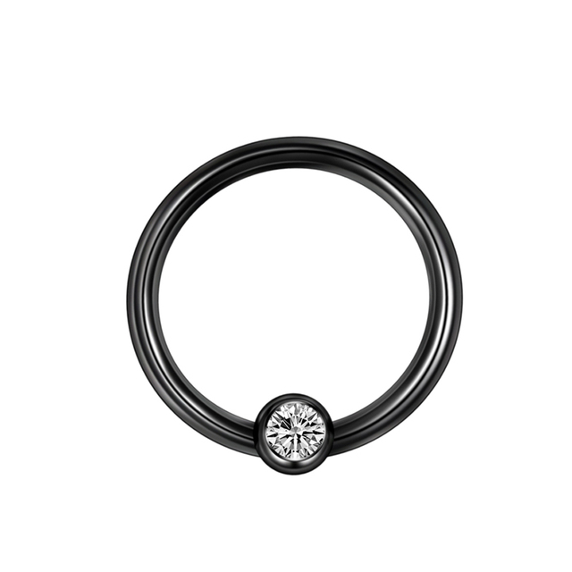 Titanium CBR Piercings BCR Gem Closure Nipple Lip Eyebrow Nose Ring Crystal Daith Rook Ear Septum Helix Tragus Piercings 16G