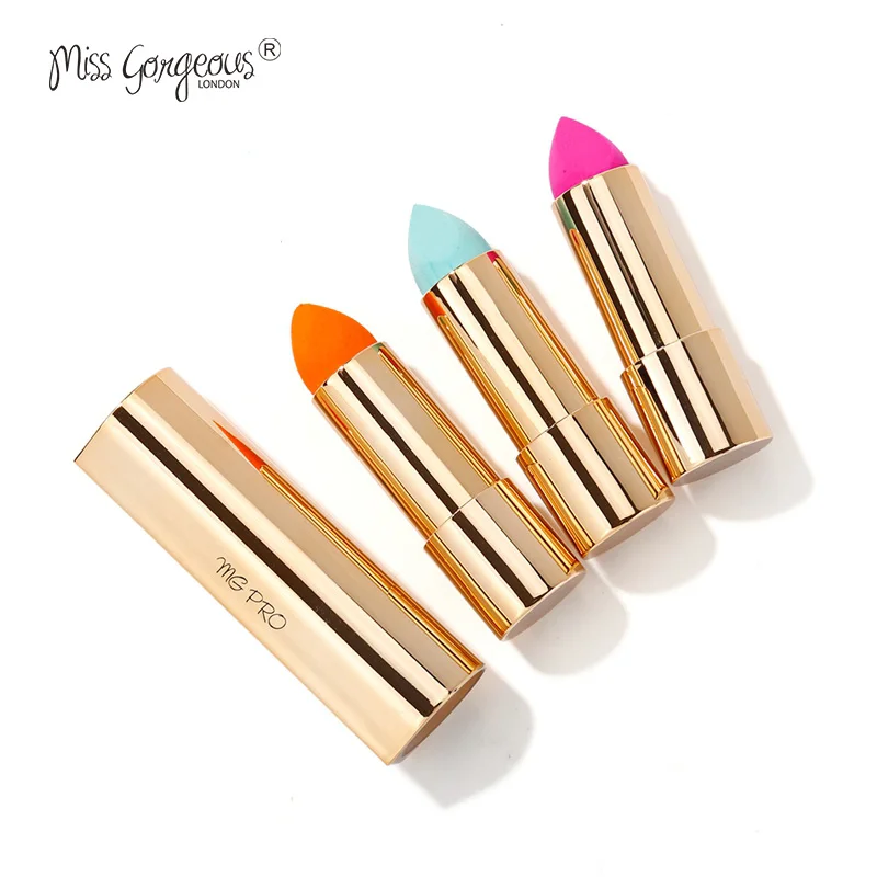

Miss Gorgeous 1PC Portable Soft Lipstick Tube Makeup Sponges Cosmetics Puff Foundation Powder Puff Tool Make Up Beauty Set