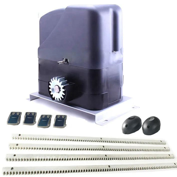 kit3 Комплект Безопасности DC 12V 800KG раздвижное электрическое устройство для открывания ворот автоматический мотор с 4 метровыми стальными стойками - Color: kit3