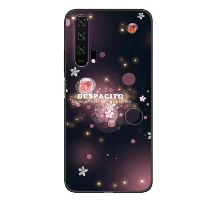 Прозрачный Чехол для huawei Honor 20 Pro силиконовый мягкий чехол задняя крышка для huawei Honor 20 Pro милые Мультяшные узорчатые телефонные чехлы - Цвет: Прозрачный