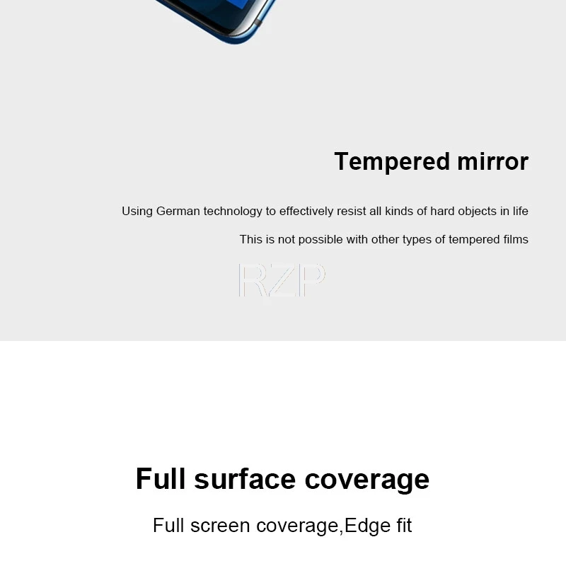 RZP 99D полное покрытие изогнутое закаленное стекло для OnePlus 7 Pro протектор экрана на для OnePlus 7 Pro Защитная стеклянная пленка 3D 9H