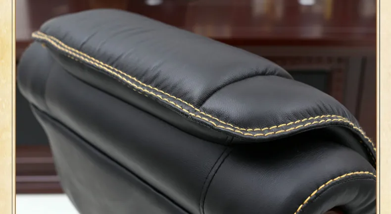 Высокое качество кожаный домашний компьютерный стул вращающийся роскошный офисный стул Удобный домашний Досуг массажный стул босса
