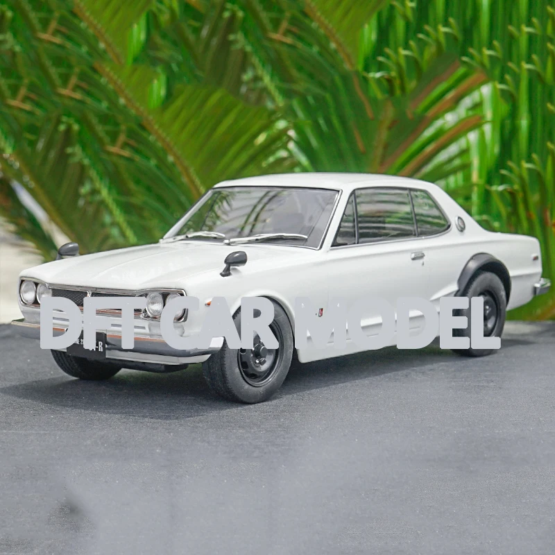 1:18 Масштаб игрушечный автомобиль из сплава ttipple 9 SKYLINE GTR KPGC10 GT-R модель спортивного автомобиля детская игрушечная машинка авторизованный