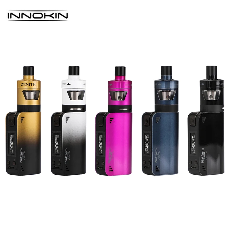 

Original Innokin CoolFire Mini Zenith D22 Kit 1300mah CoolFire Mini Battery 40W Max with Zenith Tank E Cigarette Kit