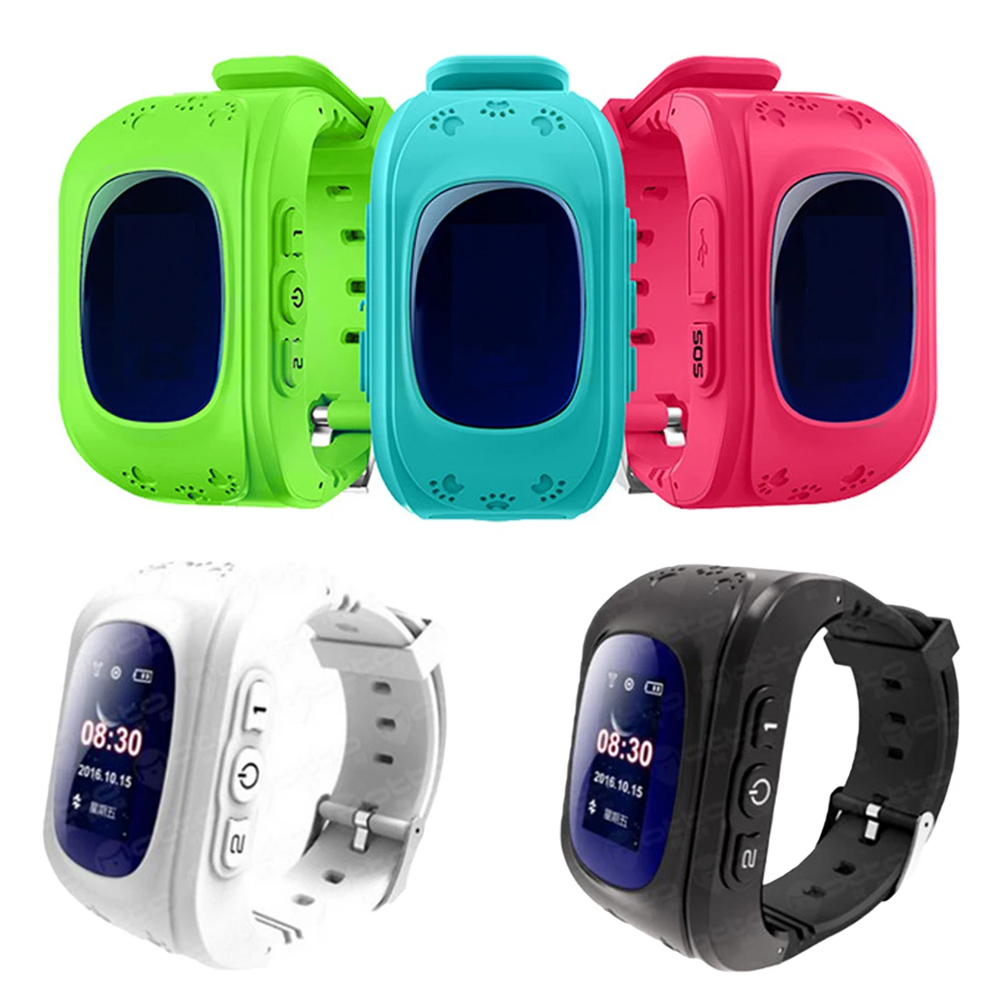  CONTECHIA Q50 GPS Kinder Uhren für Kinder SOS Anruf Location Finder Locator Tracker Anti Verloren M