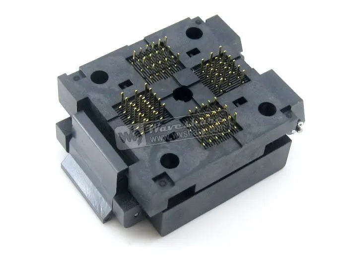 QFP64 TQFP64 LQFP64 PQFP64 Enplas FPQ-64-0.5-06 QFP IC тест-запись гнездо 0,5 мм шаг