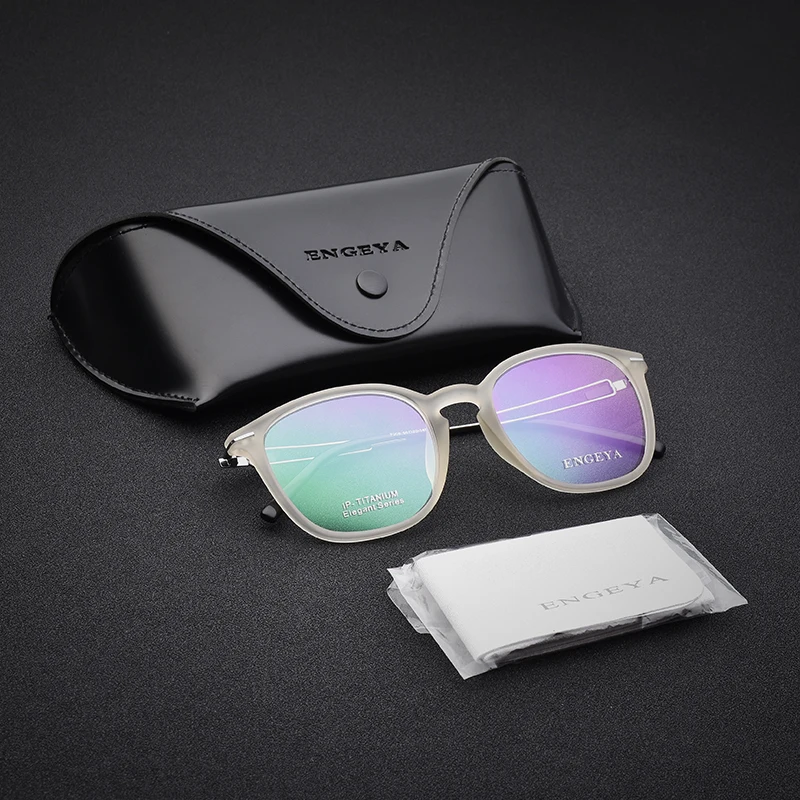 

TR90 Optical Clear Lens Fashion Noughts Zero Frame Prescription Eyewear Brand Designer Myopia Eyeglasses Frame Women F006