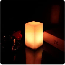 LED Colorful Changing Mood Cubes Night Glow Lamp Light Gadget Gizmo Home Decor Romantic Lighting Free Shipping 1pc