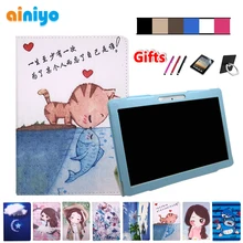 Чехол из искусственной кожи для Prestigio Grace 3301 3201 3101 4G 10,1 дюймов, чехол-книжка для планшета, 3 подарка