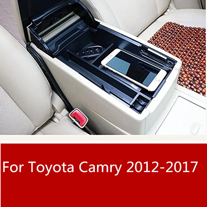 

Central Console Storage Box For Toyota Camry 2012 -2017 Arm Rest Storage Bin Front Door Storage Box Container Holder