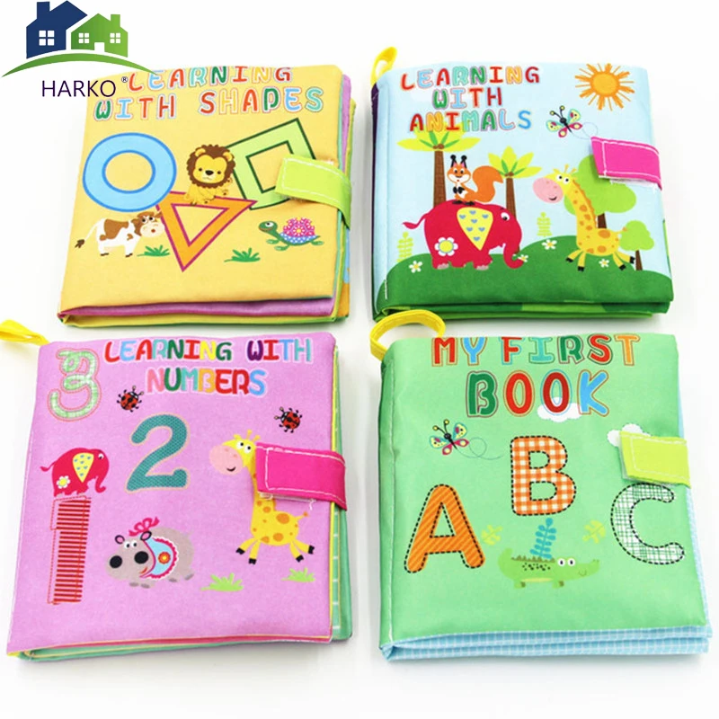 New  0-36 Months Baby Toys Soft Cloth Books Rustle Sound Infant Educational Stroller Rattle Toy Newborn Crib Bed Baby Toys