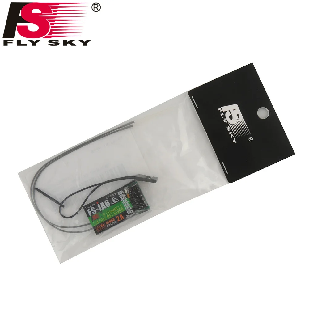 Flysky FS iA6 6CH 2 4G приемник с двойной антенной совместимый Fs i4 i6 i6S i10 iT4S GT2E GT2F GT2G
