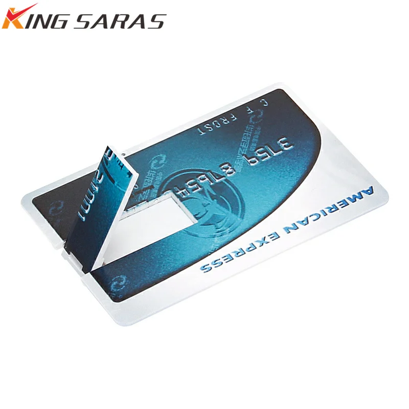 

Memoria Usb Credit Card Usb Flash Drive 4GB 8GB 16GB 32GB 64GB 128GB Pendrive 100% Real Capacity Usb Key Free Print Company Logo